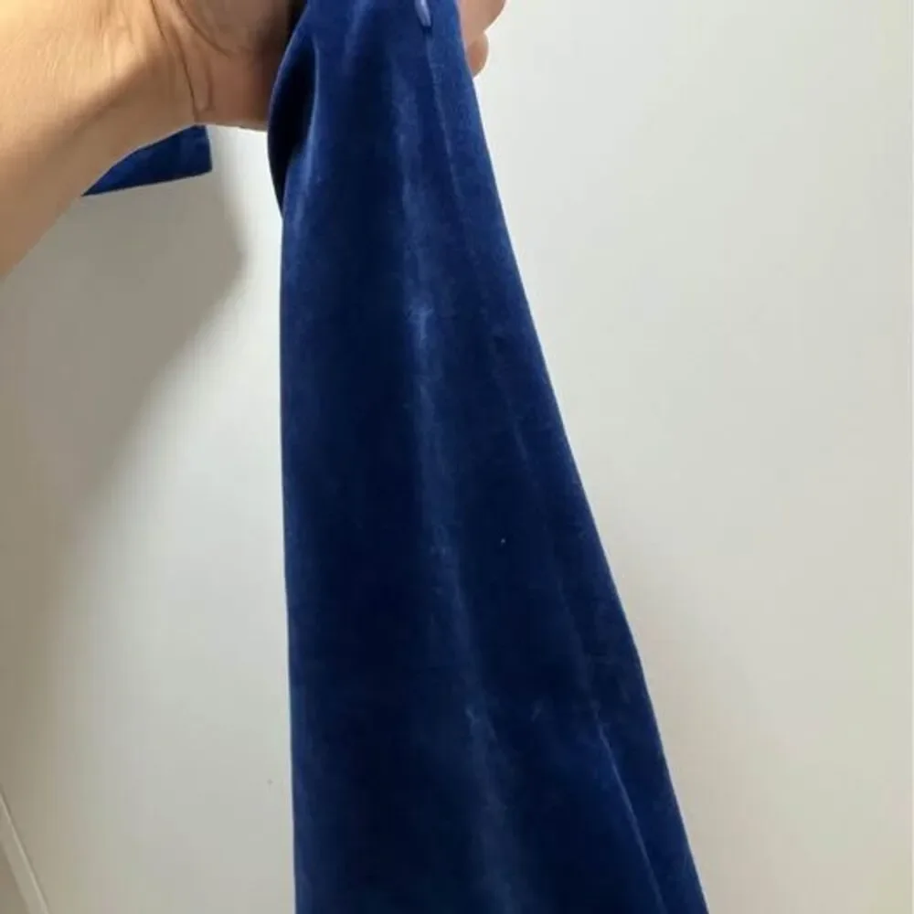 Pair of IKEA SANELA Blue Velvet Cushion Covers 20x20 Accent Pillow Cases Set of